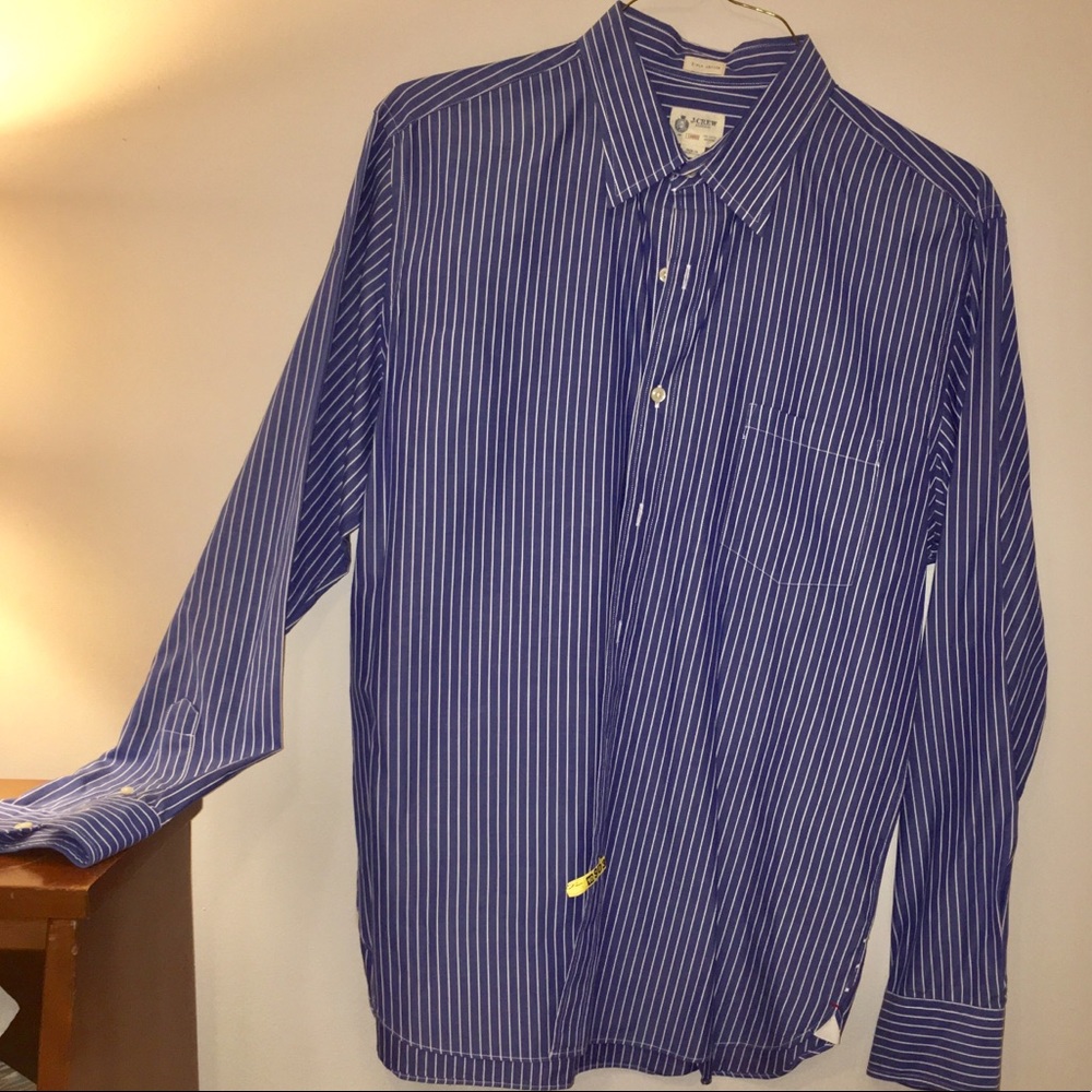 J. CREW Men’s 2-Ply Cotton Dress Shirt